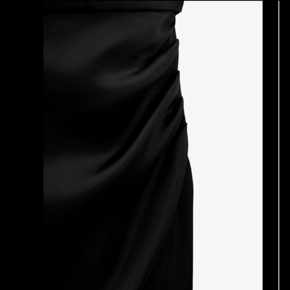 🖤 SATIN EFFECT MIDI DRESS - Picture 9 of 9